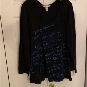 Cacique Comfy Black Hoodie